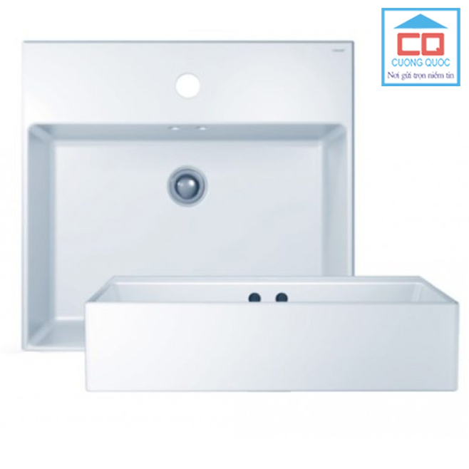 Chậu Rửa Lavabo CAESAR LF5263 Đặt Bàn Chữ Nhật
