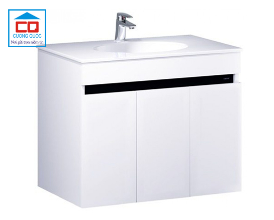 Bộ Tủ Lavabo Caesar LF5026 + EH15026AV Màu Xám Treo Tường 