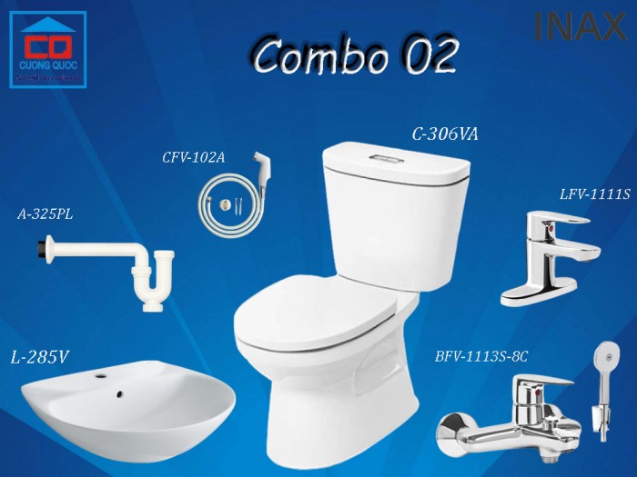 Combo thiết bị vệ sinh Inax 02