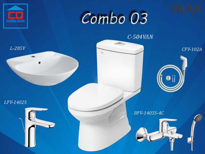 Combo thiết bị vệ sinh Inax 03