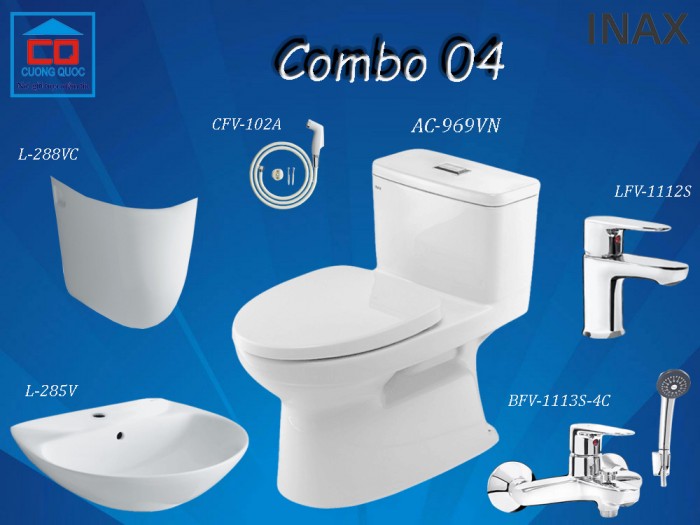 Combo thiết bị vệ sinh Inax 04