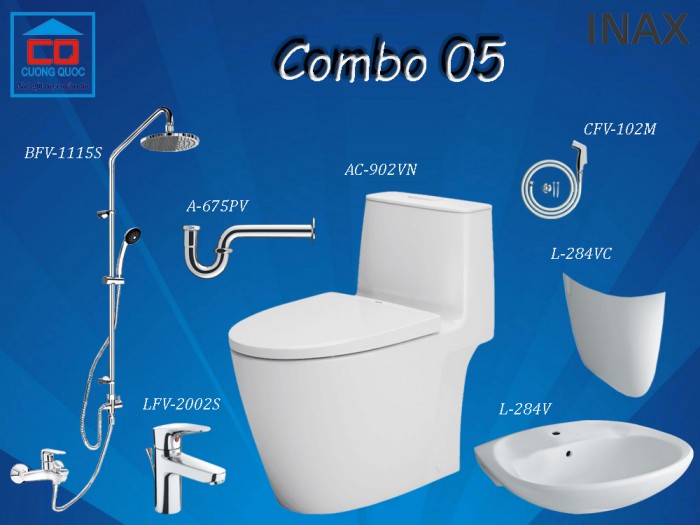 Combo thiết bị vệ sinh Inax 05