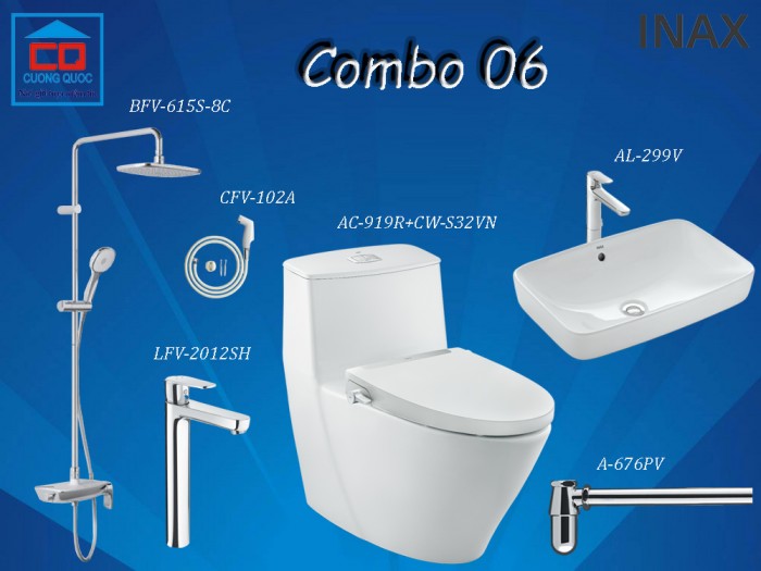 Combo thiết bị vệ sinh Inax 06