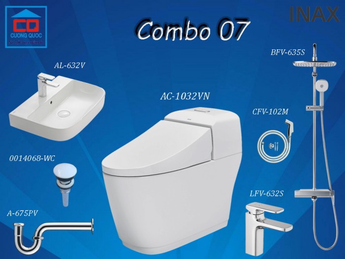 Combo thiết bị vệ sinh Inax 07
