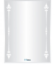 Gương phòng tắm Hobig phun cát HB5006