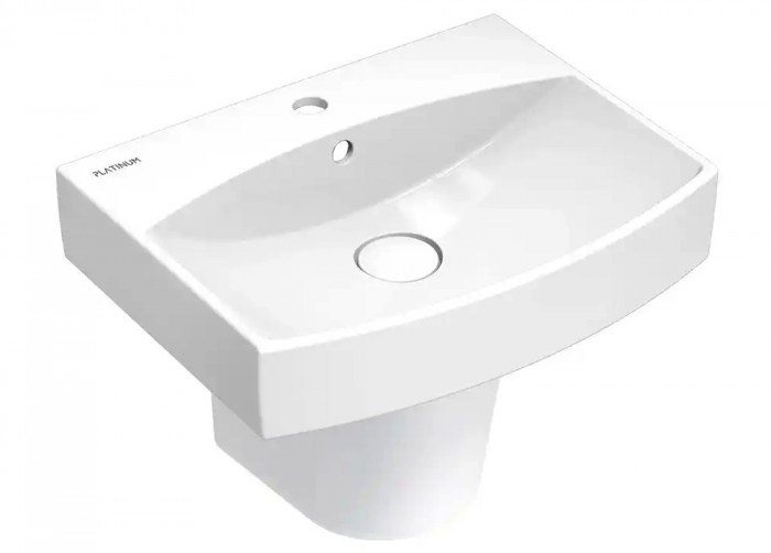 Chậu rửa treo tường Viglacera Platinum P.26.320 kèm chân