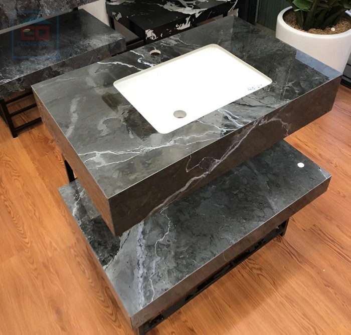 Chậu lavabo 2 tầng Viglacera S-V19-9GP03