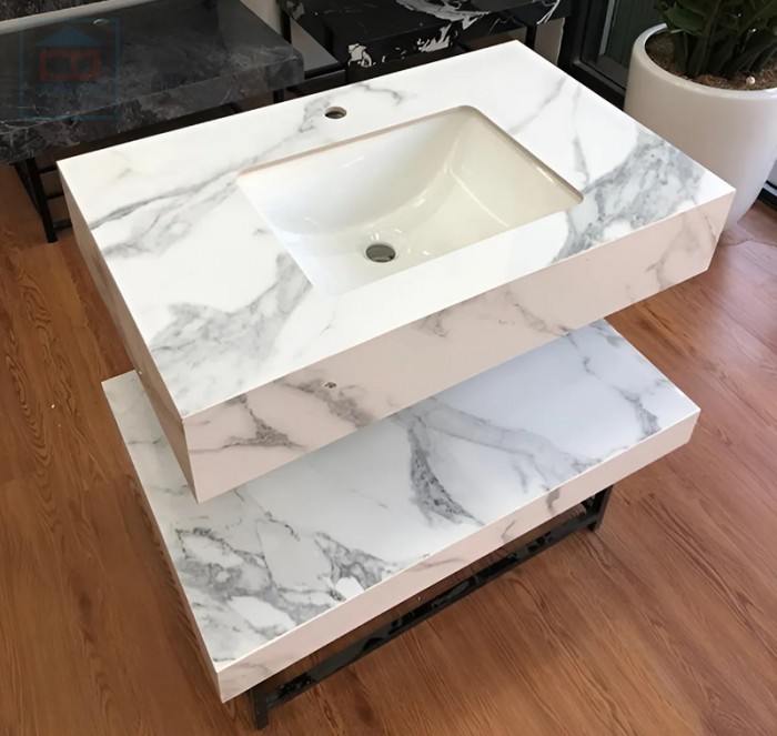 Chậu lavabo 2 tầng Viglacera S-V16-9GP01