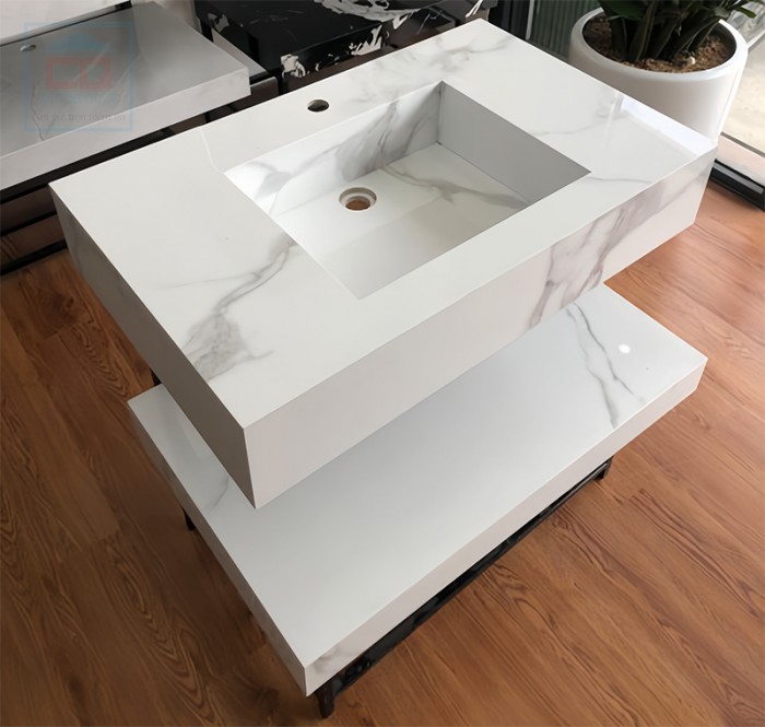 Chậu lavabo Viglacera 2 tầng V16-9GP01