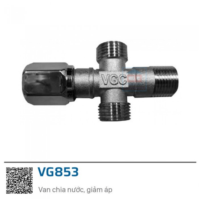 Van chia nước chữ T Viglacera VG853