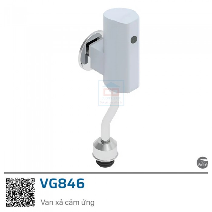 Van xả cảm ứng tiểu nam dương tường Viglacera VG846
