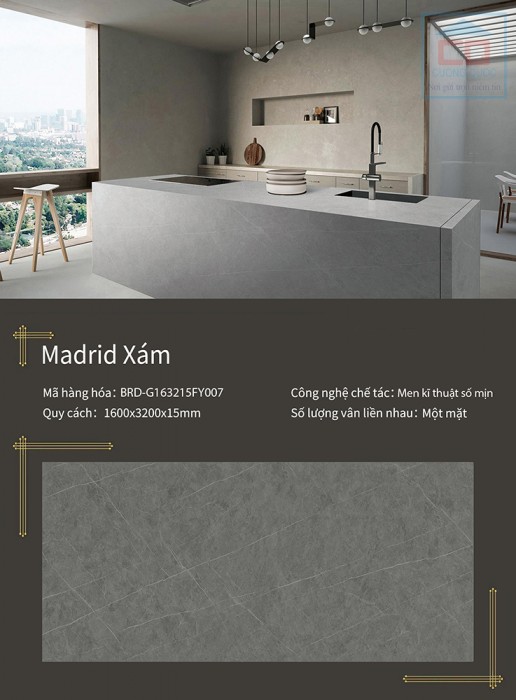 Đá nung kết Boride 1600x3200x15 BRD-G163215FY007