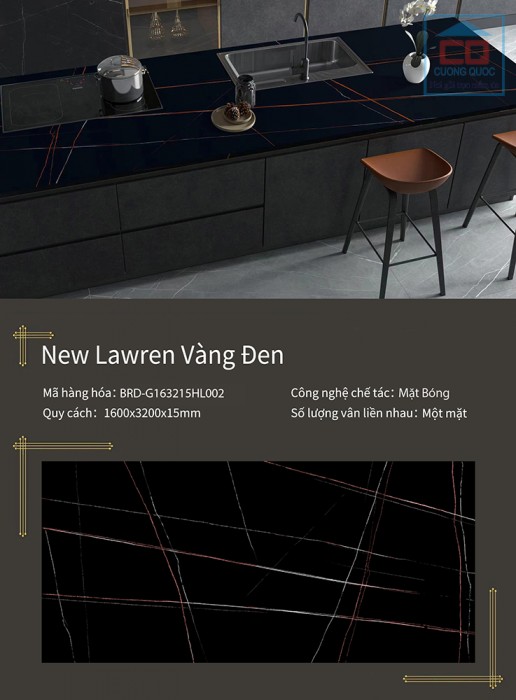 Đá nung kết Boride 1600x3200x15 BRD-G163215HL002