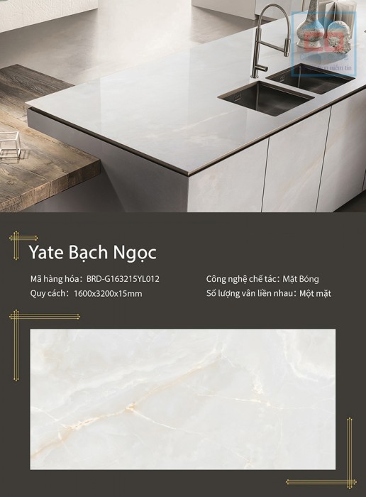 Đá nung kết Boride 1600x3200x15 BRD-G163215YL012