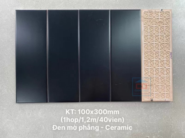 Gạch thẻ ceramic 100x300 mm M1307Y