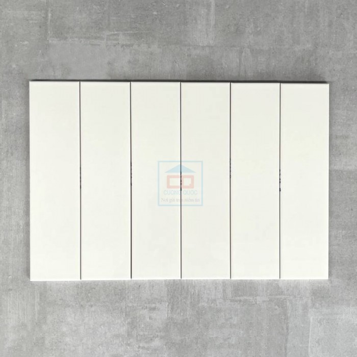 Gạch thẻ trắng mờ 75x300 mm 0312P