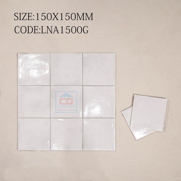 Gạch thẻ vuông 150x150 mm 1500G