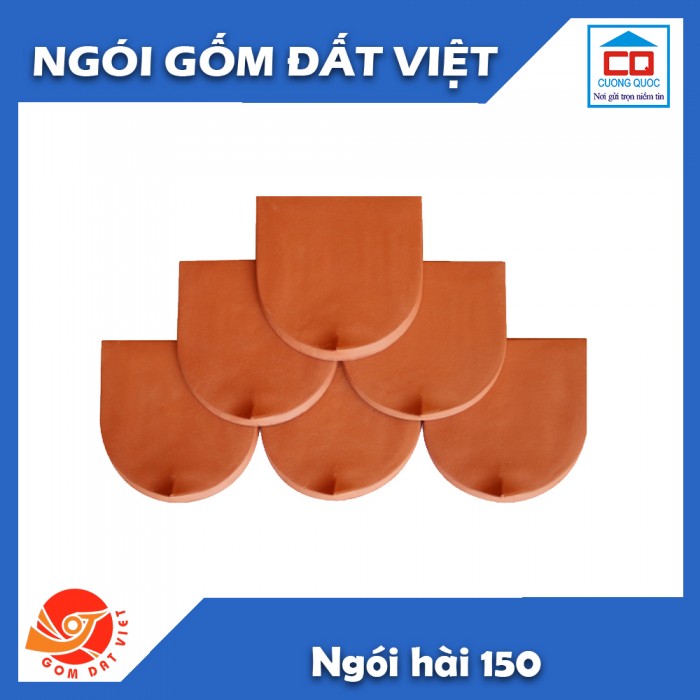 Ngói hài 150 Gốm Đất Việt 