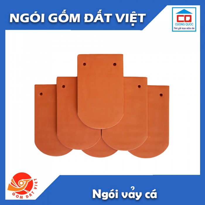 Ngói vảy cá Gốm Đất Việt