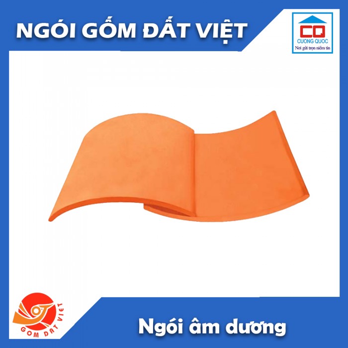 Ngói âm dương Gốm Đất Việt
