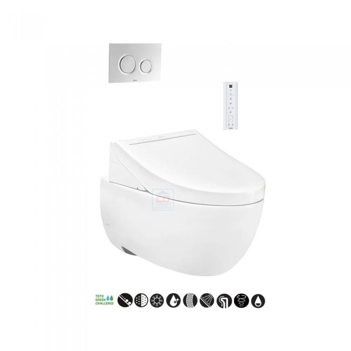 Bồn cầu TOTO CW812RA/TCF24410AAA/WH172A/MB174P#SS