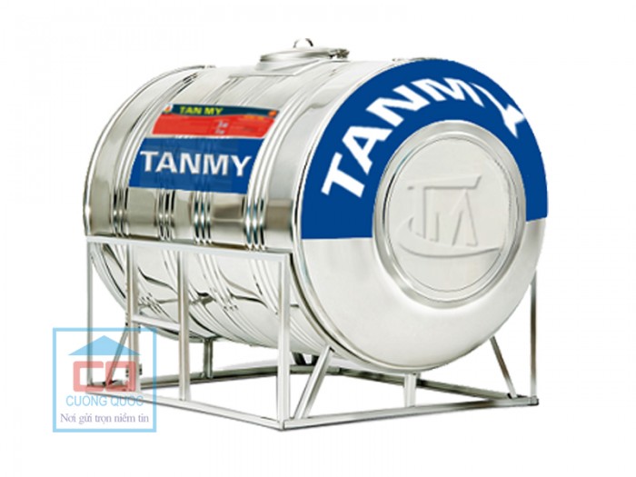 Bồn nước Inox ngang Tân Mỹ 1700 Lít