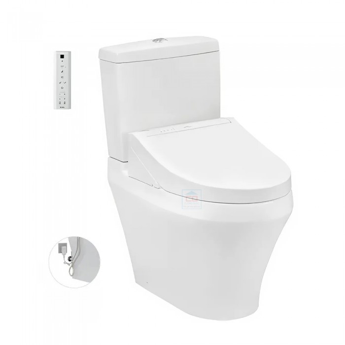 Bồn cầu 2 khối nắp điện tử TOTO CS948DW14