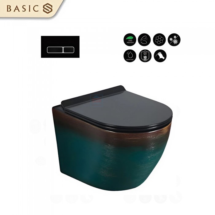 Bồn cầu treo tường Basic Eden-WG