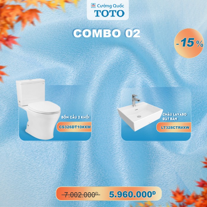 Combo thiết bị vệ sinh TOTO số 2