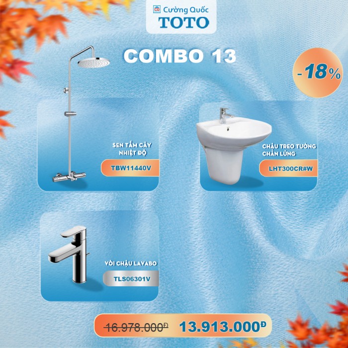 Combo thiết bị vệ sinh TOTO số 13