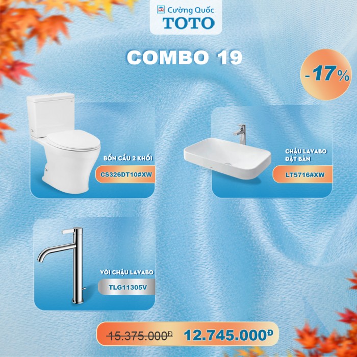 Combo thiết bị vệ sinh TOTO số 19