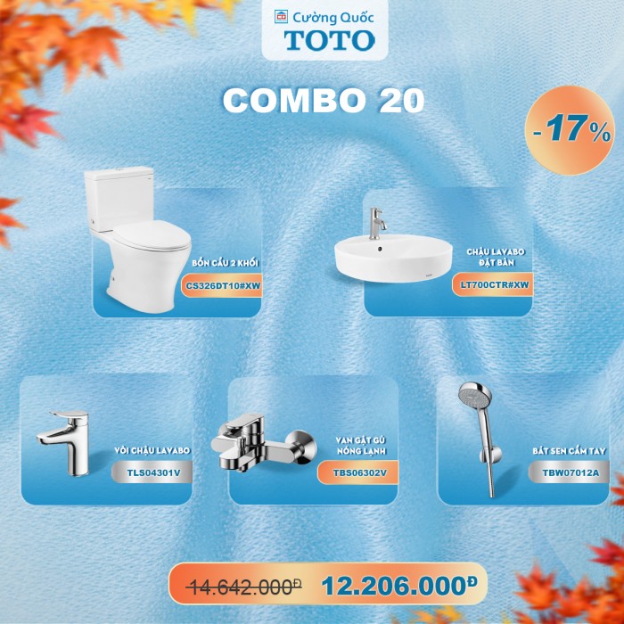 Combo thiết bị vệ sinh TOTO số 20