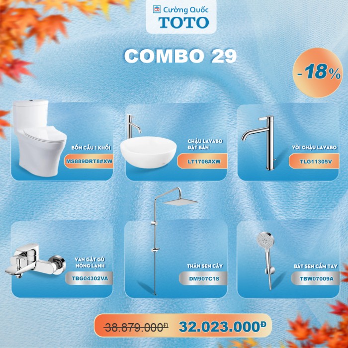 Combo thiết bị vệ sinh TOTO số 29