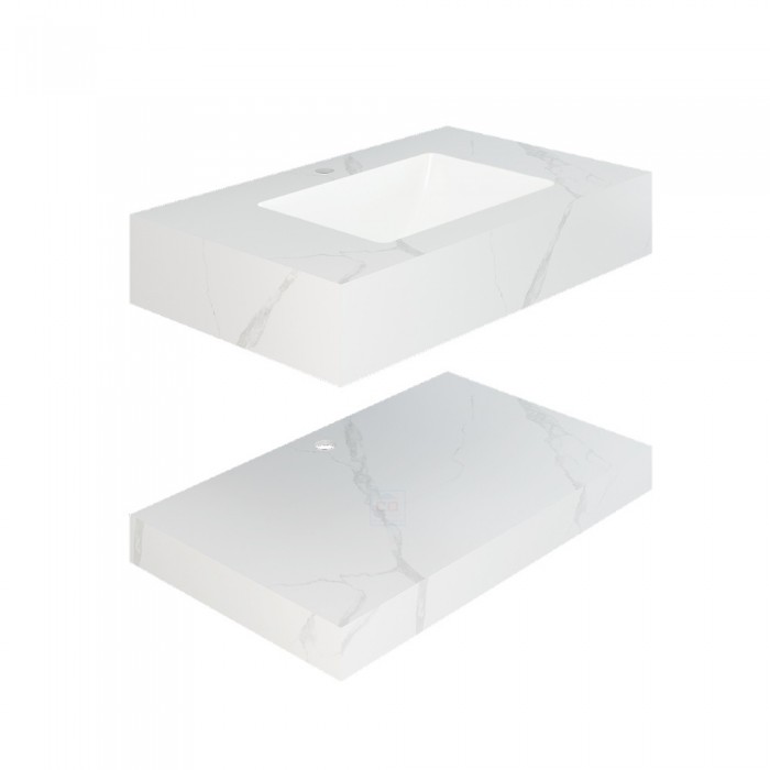 Chậu lavabo 2 tầng Viglacera NY51-9GP01