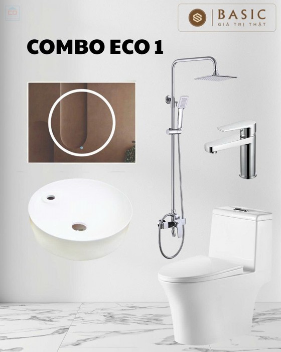 Combo thiết bị vệ sinh Basic Eco 1