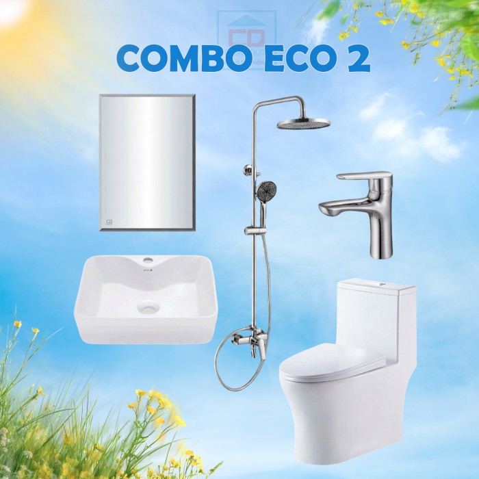 Combo thiết bị vệ sinh Basic Eco 2