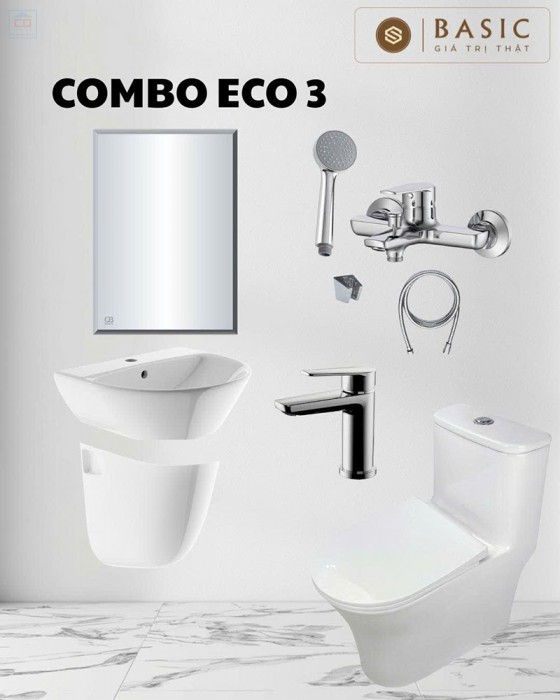Combo thiết bị vệ sinh Basic Eco 3