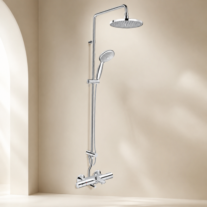 Sen tắm cây nhiệt độ Inax BFV-3415T – Trải nghiệm tắm an toàn, đẳng cấp cho mọi gia đình