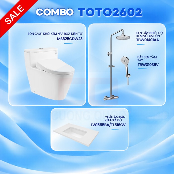 Combo thiết bị vệ sinh TOTO 2602