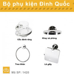 Bộ phụ kiện phòng tắm Đình Quốc DQ1420
