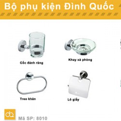 Bộ phụ kiện phòng tắm Đình Quốc DQ8010