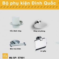 Bộ phụ kiện phòng tắm Đình Quốc DQ57001
