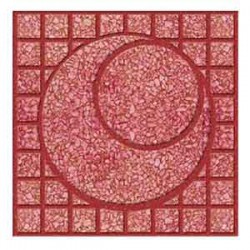 Gạch lát vỉa hè, lát sân Terrazzo TMP1002 (ghi)