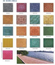 Gạch lát vỉa hè, sân vườn secoin 300x300mm