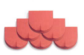 Ngói hài tiểu Xuân Hòa 270