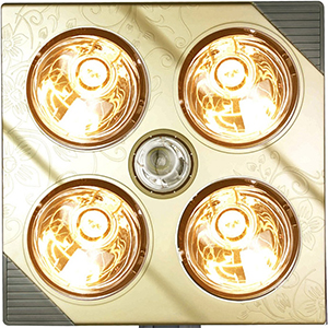 Đèn sưởi nhà tắm 4 bóng vàng Kottmann K4BT-G
