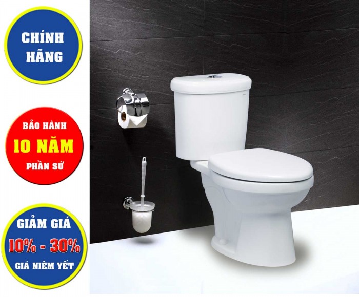 Bồn cầu hai khối Caesar CD1338