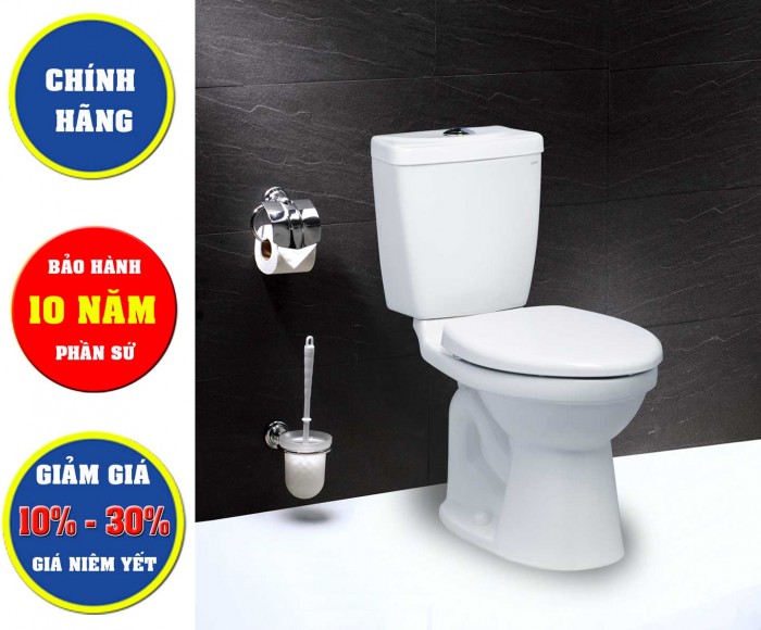 Bồn cầu hai khối Caesar CT1325