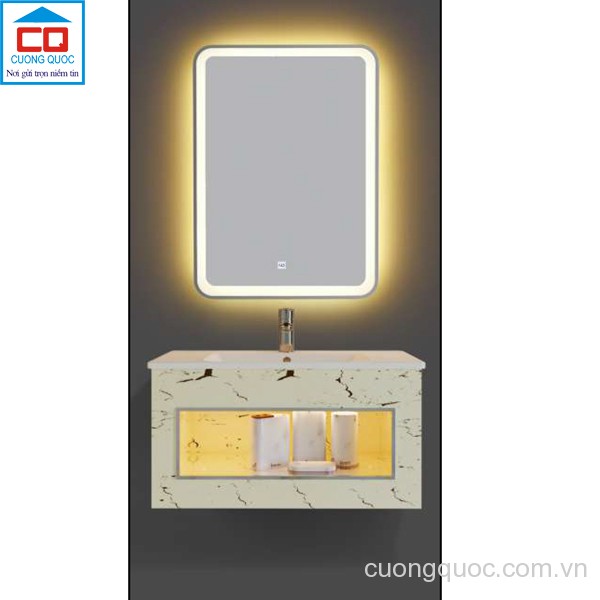 Bộ phụ kiện phòng tắm tủ gương QB CABINET $ MIRROR QG812-QK8-QL929V